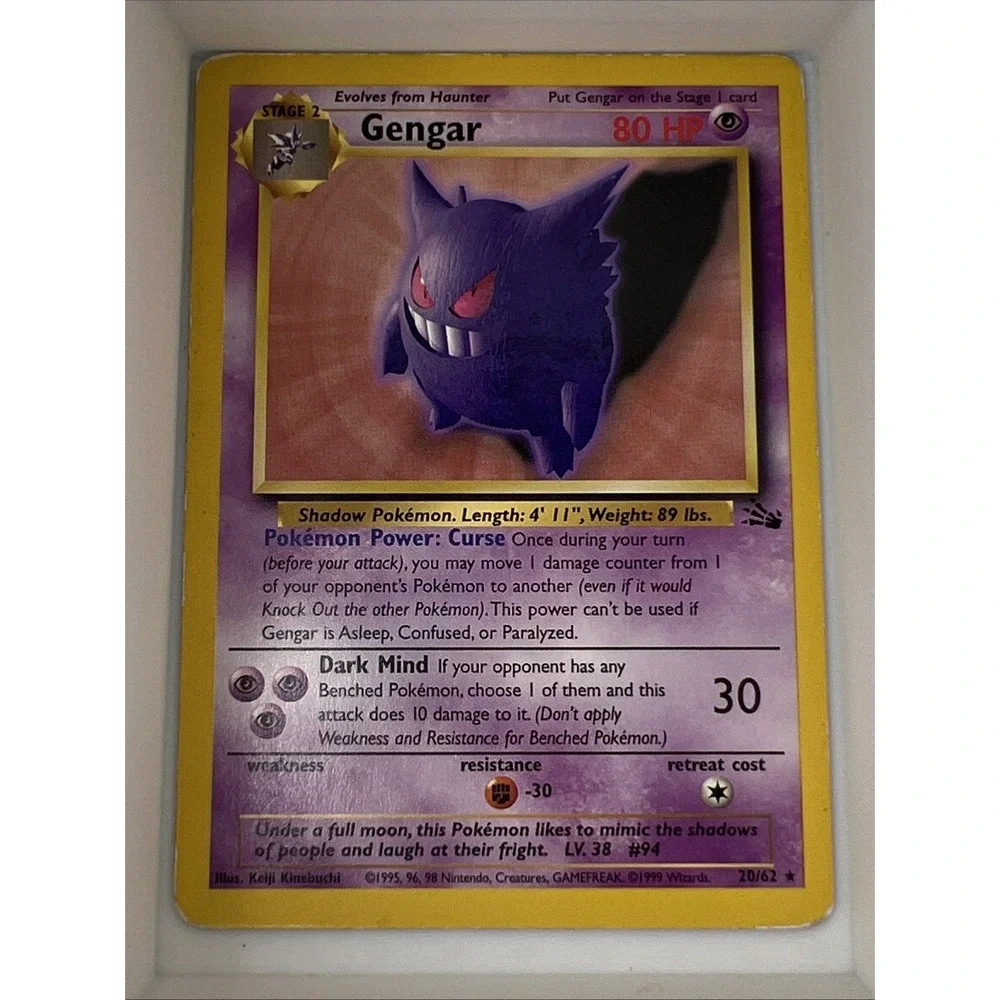 Gengar 20/62 Fossil Regular